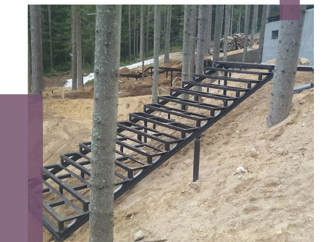 Монтаж металлических лестниц в Щекине от 13637 руб. 