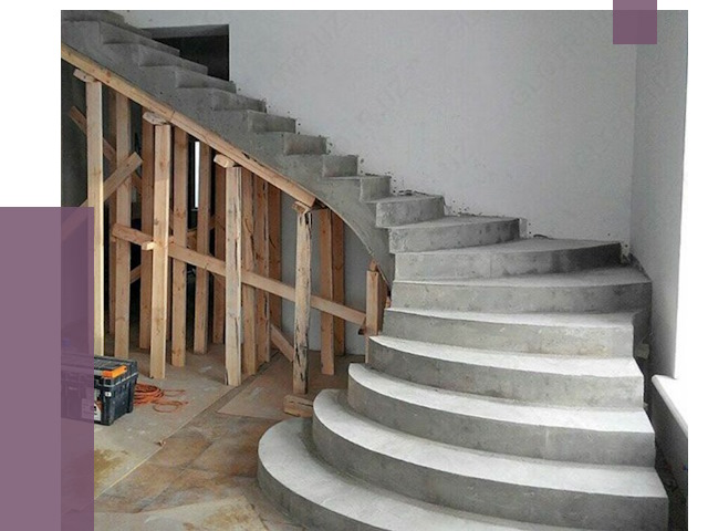 Изготовление бетонных лестниц под ключ в Щекине от 20069 руб. | ПРОЛЁТ-Екн