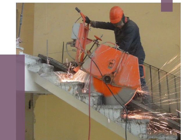 Демонтаж бетонных лестниц в Щекине от 4631 руб. за м2 | ПРОЛЁТ-Екн