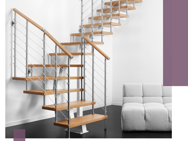 Модульные лестницы под ключ в Щекине — монтаж и изготовление