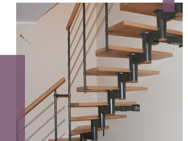 Изготовление модульных лестниц в Щекине от 11579 руб. 