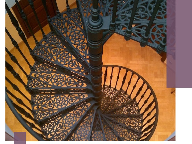 Винтовые лестницы под ключ в Щекине: производство и монтаж