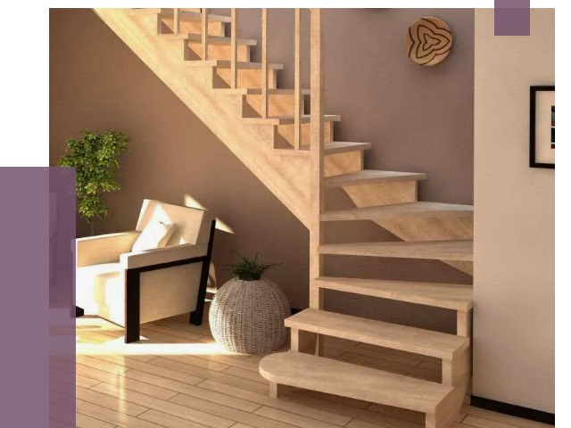 Изготовление Г-образных лестниц в Щекине от 19040 руб. 