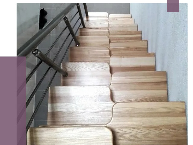 Лестницы гусиный шаг в Щекине от 13122 руб. под ключ | ПРОЛЁТ-Екн