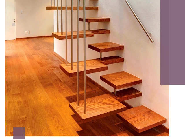 Лестницы «гусиный шаг» на заказ в Щекине для узких пространств