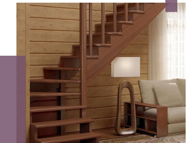 Лестницы эконом класса в Щекине от 18371 руб. бюджетные решения