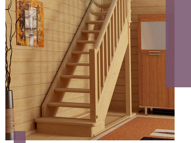 Лестницы эконом класса под ключ в Щекине — недорого и быстро