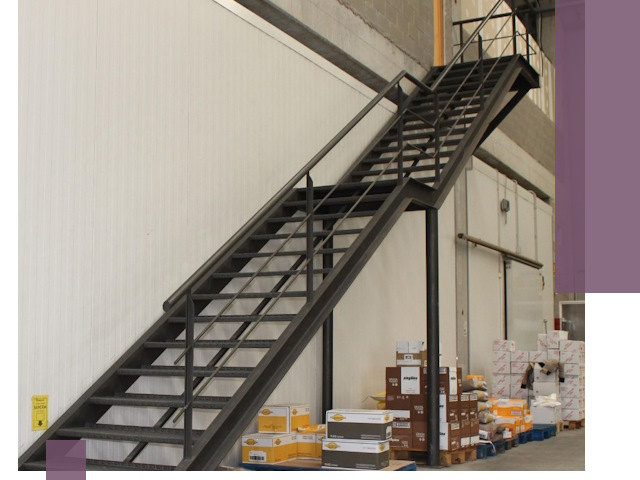 Лестницы для производства в Щекине — изготовление и монтаж