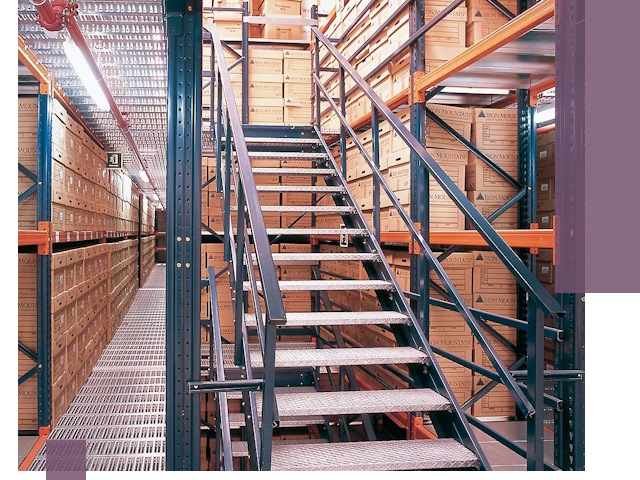 Лестницы складские прочные и безопасные под ключ в Щекине