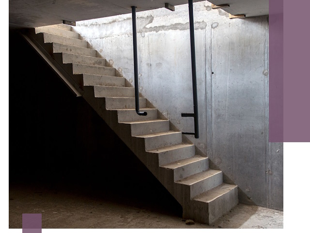 Изготовление и монтаж лестниц в подвале в Щекине