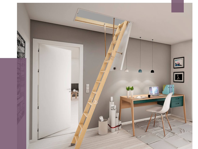Чердачные лестницы в Щекине — от 14666 руб. | ПРОЛЁТ-Екн