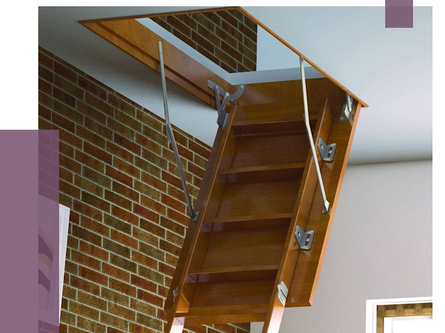 Установка чердачной лестницы в Щекине от 7873 руб. | ПРОЛЁТ-Екн