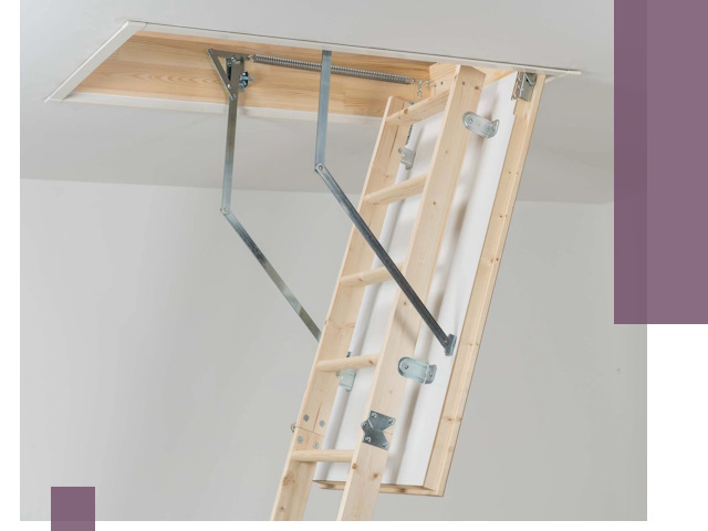 Установка чердачной лестницы под ключ в Щекине