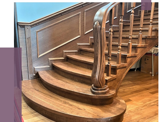 Дубовые лестницы под ключ в Щекине от 177537 руб. — ПРОЛЁТ-Екн