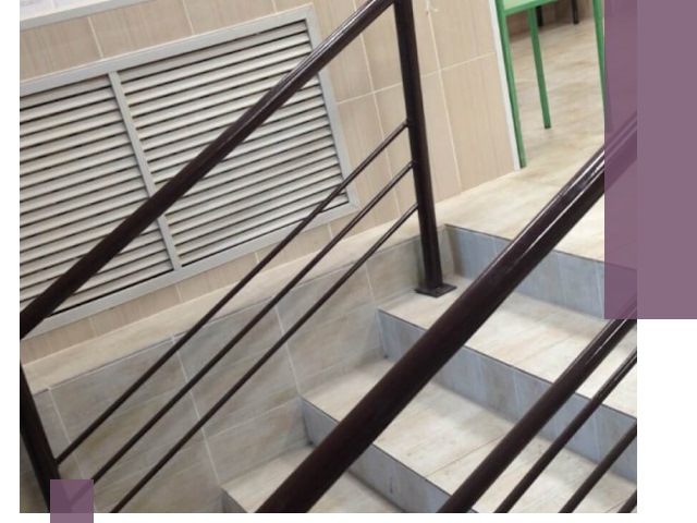 Изготовление перил из металла под ключ в Щекине