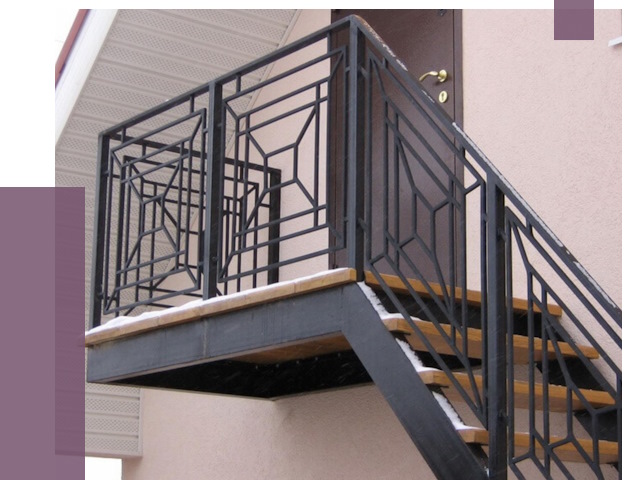 Металлические перила в Щекине от 4323 руб.  | ПРОЛЁТ-Екн