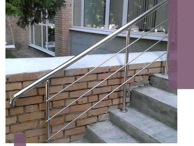 Перила из нержавеющей стали высокого качества в Щекине