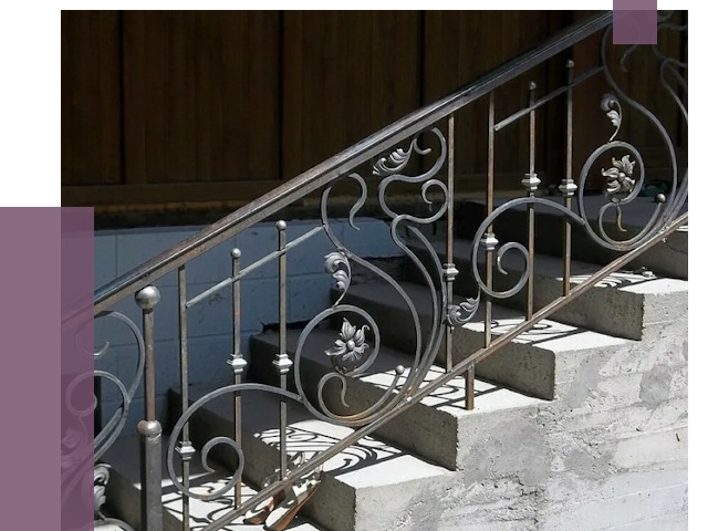 Кованые перила в Щекине от 8748 руб. под ключ — качество от ПРОЛЁТ-Екн