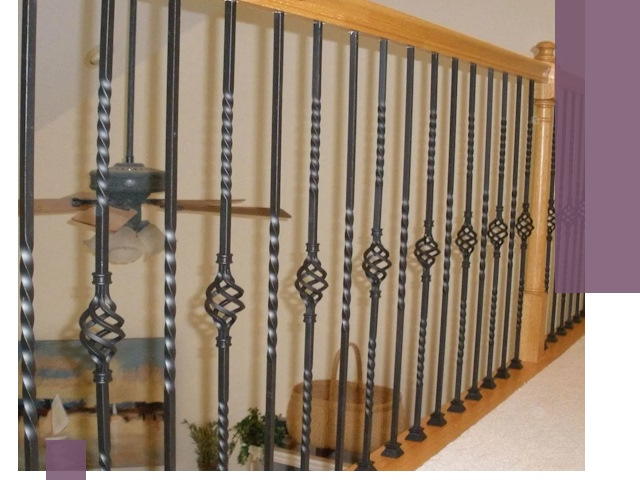 Изготовление и монтаж кованных перил в Щекине под ключ