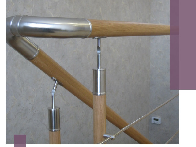 Комбинированные перила на заказ в Щекине — монтаж и производство