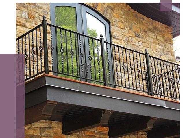 Балконные ограждения в Щекине от 8079 руб. — купить | ПРОЛЁТ-Екн