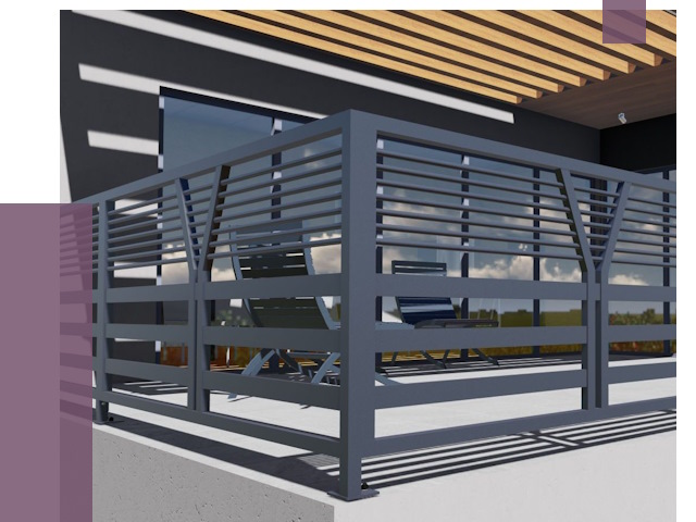 Изготовление балконных ограждений в Щекине от 10807 руб. | ПРОЛЁТ-Екн