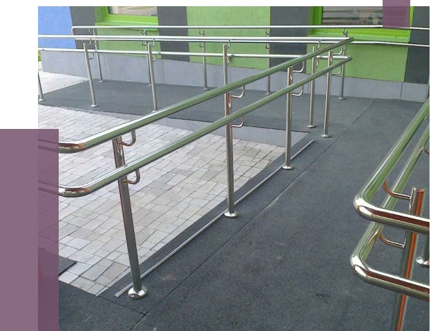 Ограждения пандусов в Щекине от 4374 руб. монтаж | ПРОЛЁТ-Екн