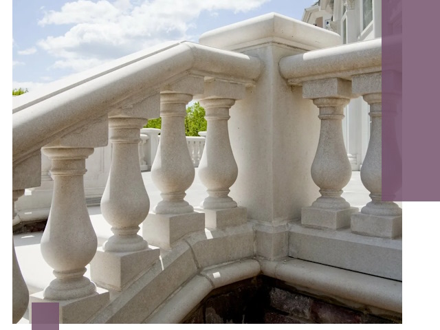 Балюстрады из металла и камня под ключ в Щекине