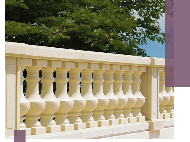 Установка балюстрады в Щекине: изготовление и монтаж под ключ