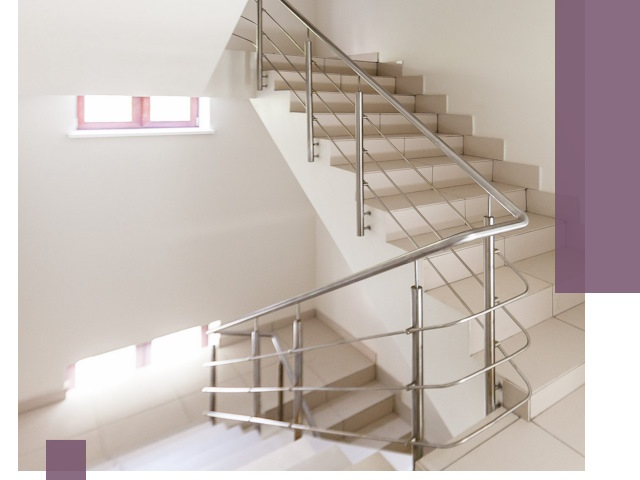 Установка и замена перил в подъезде в Щекине