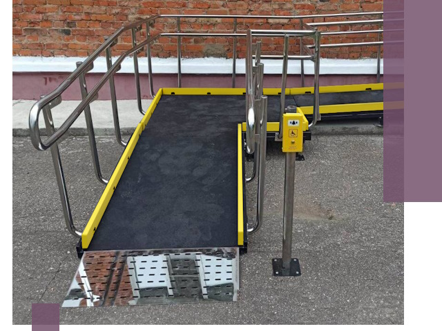 Изготовление наклонных пандусов для инвалидов в Щекине