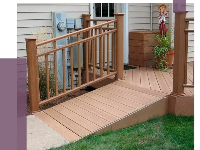 Пандус на крыльцо в Щекине под ключ от 7822 руб.