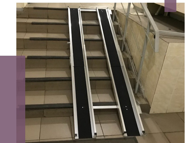 Установка пандуса в подъезд в Щекине от 8028 руб. под ключ | ПРОЛЁТ-Екн