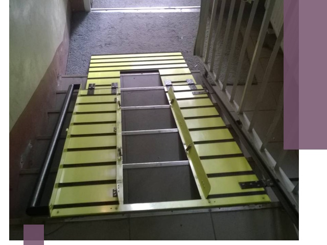 Профессиональный монтаж пандуса в подъезд в Щекине