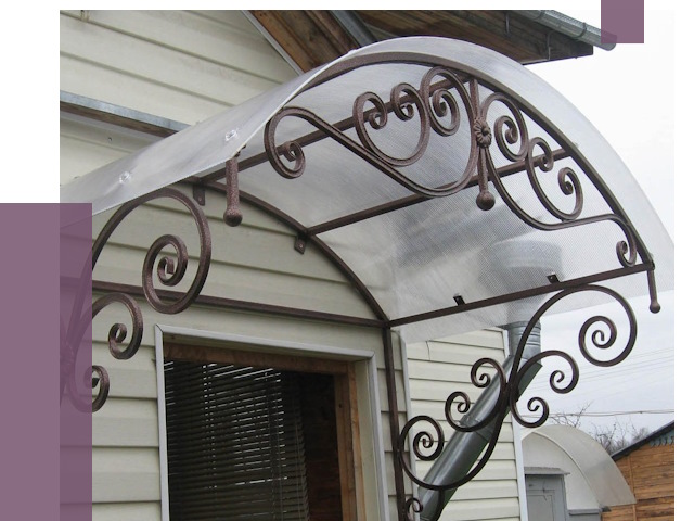 Изготовление козырьков в Щекине от 7410 руб. — заказать | ПРОЛЁТ-Екн