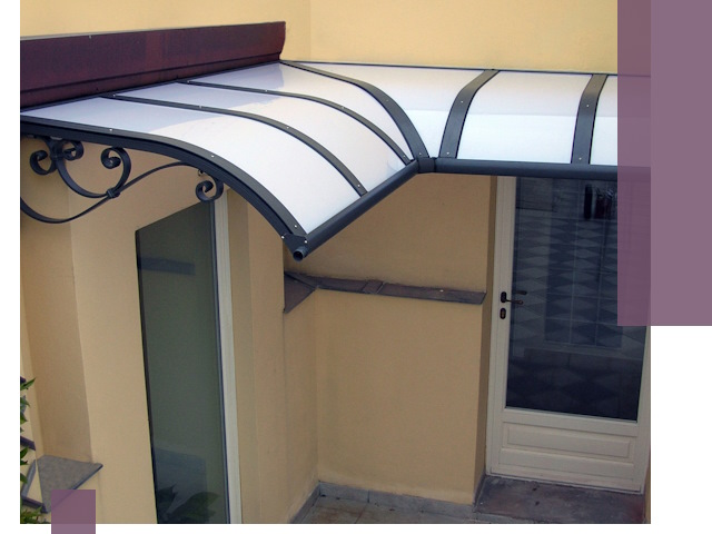 Монтаж козырьков любой сложности в Щекине под ключ