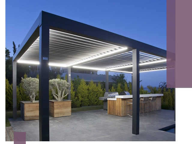 Навесы отдельно стоящие под ключ в Щекине из металла и поликарбоната