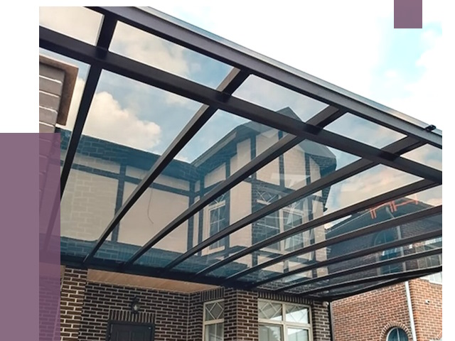 Навесы из поликарбоната в Щекине от 8666 руб. под ключ — ПРОЛЁТ-Екн