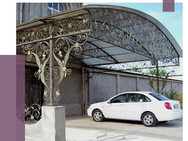 Кованые навесы в Щекине от 14666 руб. | ПРОЛЁТ-Екн