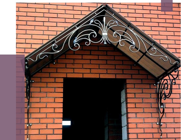 Металлические козырьки в Щекине от 10755 руб. 