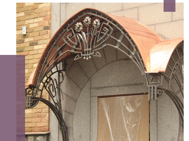 Арочные козырьки в Щекине от 14666 руб. 