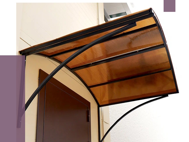 Недорогие козырьки в Щекине от 7637 руб.  | ПРОЛЁТ-Екн