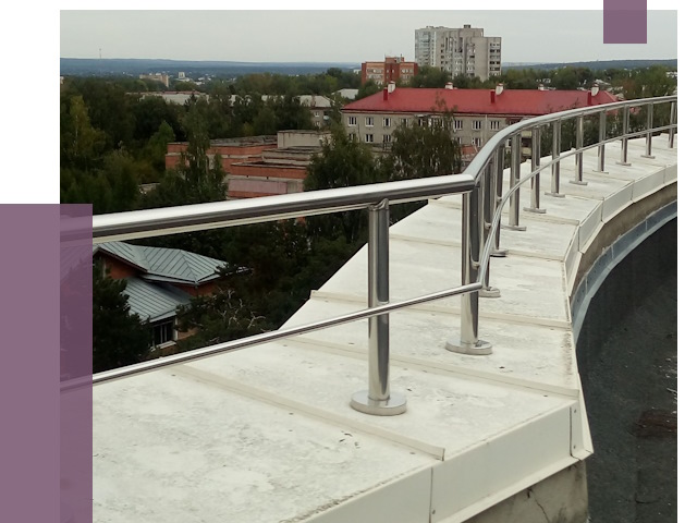 Парапеты и ограждения кровли в Щекине от 4992 руб.
