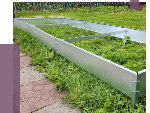 Металлические бордюры для грядок в Щекине от 1801 руб. 