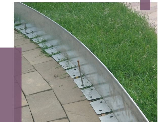 Металлические бордюры для тротуаров в Щекине от 8748 руб.