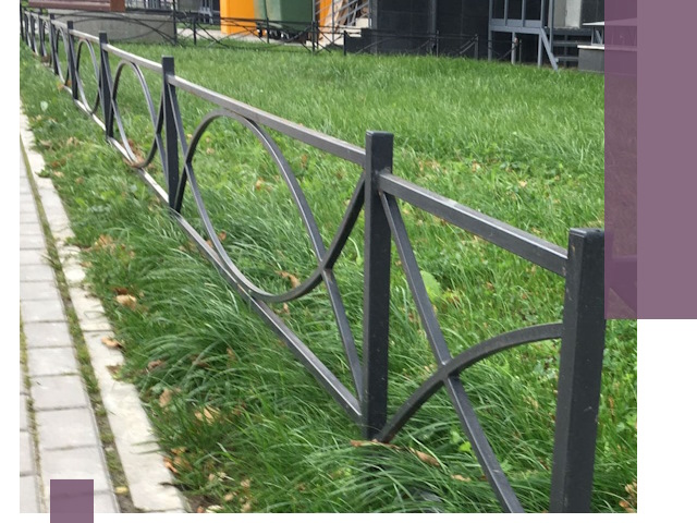 Газонные ограждения из металла в Щекине — монтаж и продажа