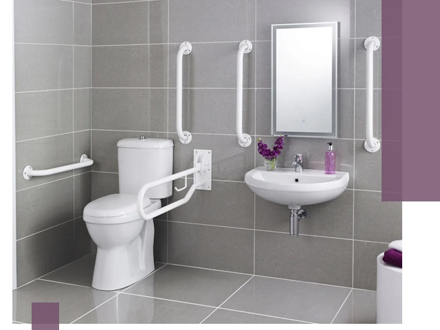 Поручни для санузлов в Щекине: установка, ремонт и монтаж