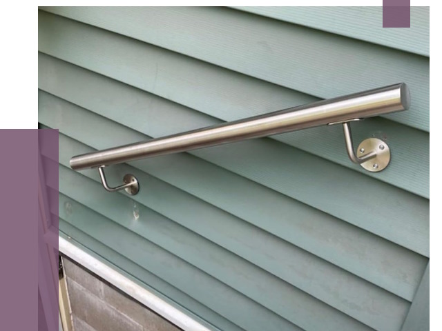 Поручни из нержавеющей стали в Щекине от 7719 руб.  | ПРОЛЁТ-Екн